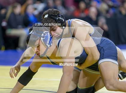 Thumbnail 2 in CIF State Boys Wrestling Championships (Pig-Tail Round) photogallery.