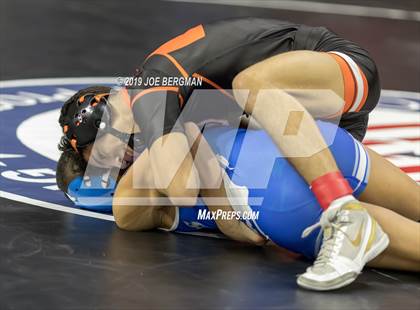 Thumbnail 3 in CIF State Boys Wrestling Championships (Pig-Tail Round) photogallery.