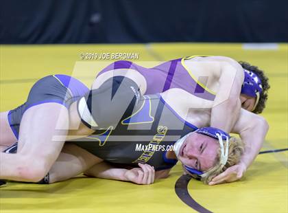 Thumbnail 1 in CIF State Boys Wrestling Championships (Pig-Tail Round) photogallery.