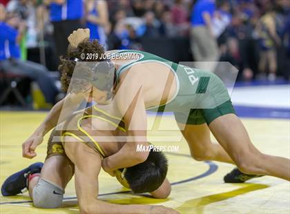 Thumbnail 1 in CIF State Boys Wrestling Championships (Pig-Tail Round) photogallery.