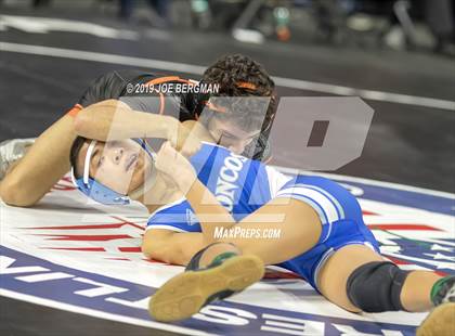 Thumbnail 3 in CIF State Boys Wrestling Championships (Pig-Tail Round) photogallery.