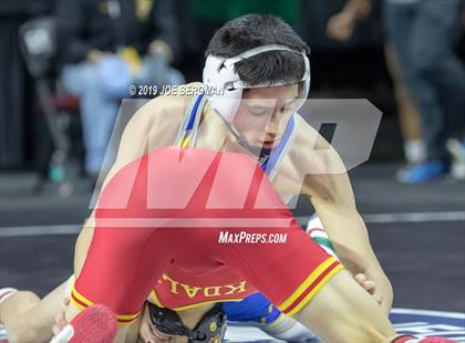 Thumbnail 1 in CIF State Boys Wrestling Championships (Pig-Tail Round) photogallery.
