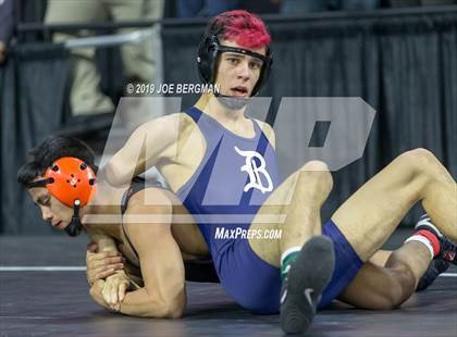 Thumbnail 2 in CIF State Boys Wrestling Championships (Pig-Tail Round) photogallery.