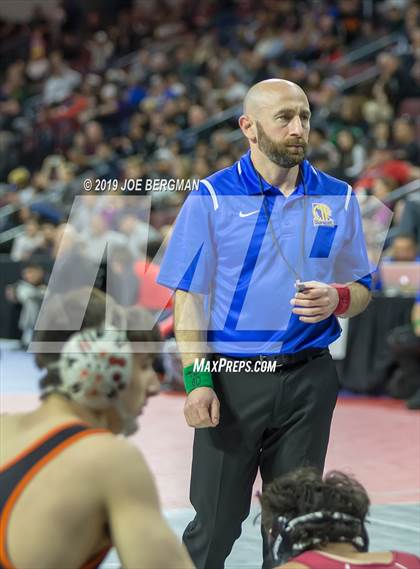 Thumbnail 3 in CIF State Boys Wrestling Championships (Pig-Tail Round) photogallery.