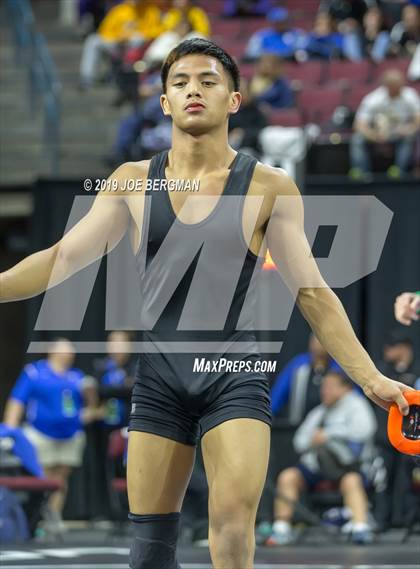 Thumbnail 2 in CIF State Boys Wrestling Championships (Pig-Tail Round) photogallery.