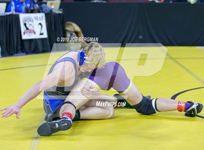 Thumbnail 3 in CIF State Boys Wrestling Championships (Pig-Tail Round) photogallery.