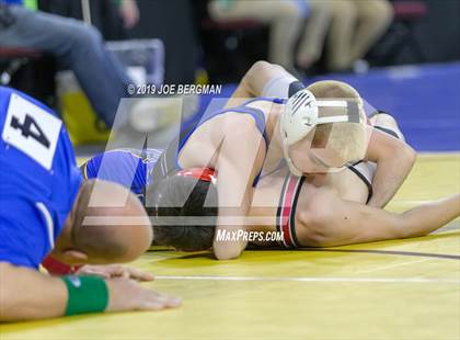 Thumbnail 3 in CIF State Boys Wrestling Championships (Pig-Tail Round) photogallery.