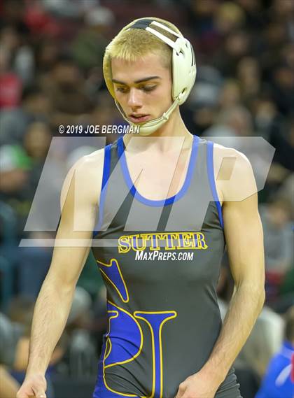 Thumbnail 1 in CIF State Boys Wrestling Championships (Pig-Tail Round) photogallery.