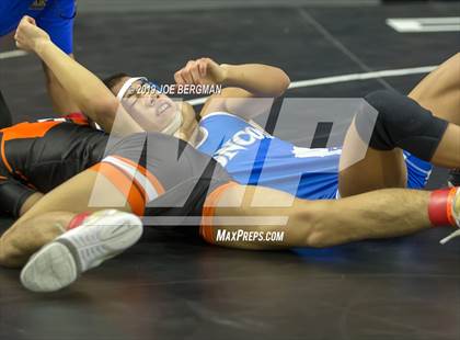 Thumbnail 3 in CIF State Boys Wrestling Championships (Pig-Tail Round) photogallery.