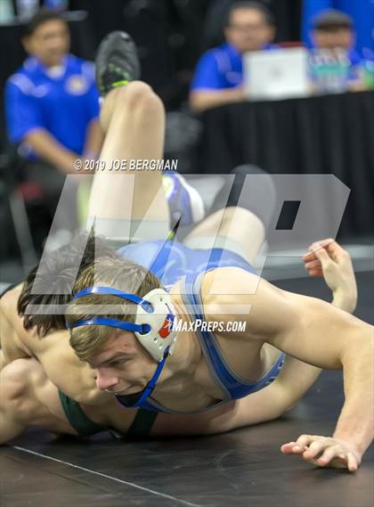 Thumbnail 2 in CIF State Boys Wrestling Championships (Pig-Tail Round) photogallery.