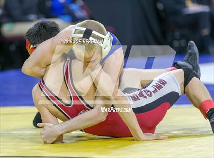 Thumbnail 2 in CIF State Boys Wrestling Championships (Pig-Tail Round) photogallery.