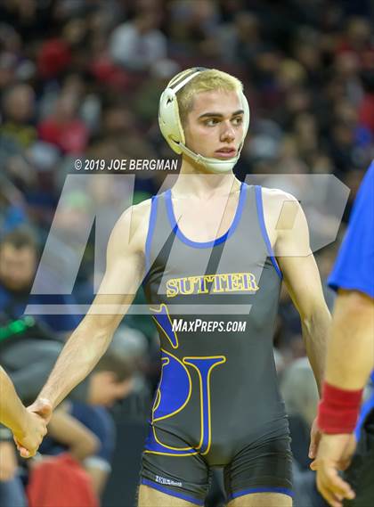 Thumbnail 2 in CIF State Boys Wrestling Championships (Pig-Tail Round) photogallery.