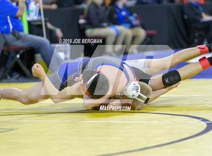 Thumbnail 3 in CIF State Boys Wrestling Championships (Pig-Tail Round) photogallery.