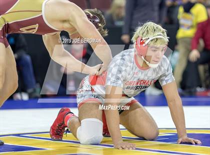 Thumbnail 1 in CIF State Boys Wrestling Championships (Pig-Tail Round) photogallery.