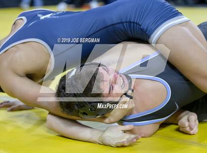 Thumbnail 1 in CIF State Boys Wrestling Championships (Pig-Tail Round) photogallery.