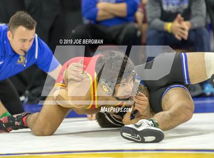 Thumbnail 1 in CIF State Boys Wrestling Championships (Pig-Tail Round) photogallery.