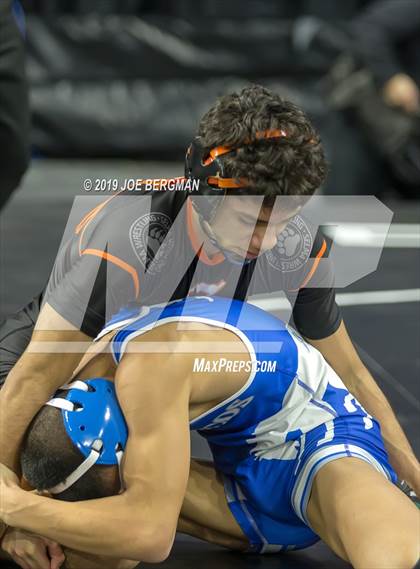 Thumbnail 2 in CIF State Boys Wrestling Championships (Pig-Tail Round) photogallery.