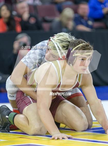 Thumbnail 2 in CIF State Boys Wrestling Championships (Pig-Tail Round) photogallery.