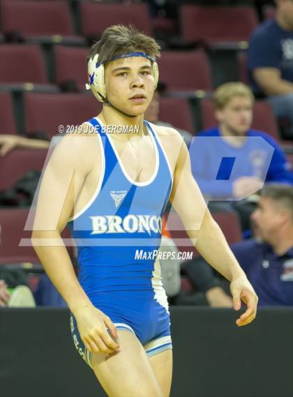 Thumbnail 3 in CIF State Boys Wrestling Championships (Pig-Tail Round) photogallery.