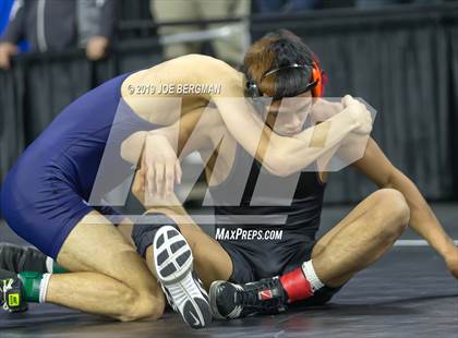 Thumbnail 1 in CIF State Boys Wrestling Championships (Pig-Tail Round) photogallery.