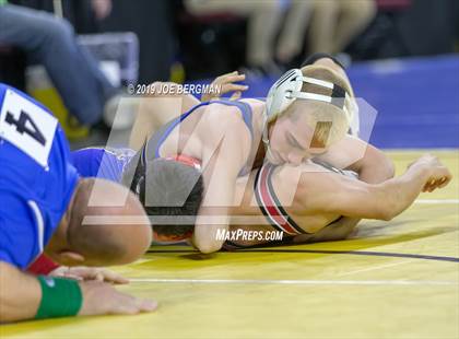 Thumbnail 1 in CIF State Boys Wrestling Championships (Pig-Tail Round) photogallery.