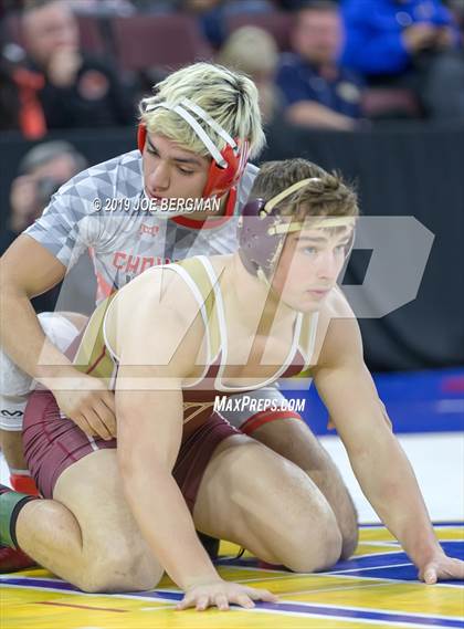 Thumbnail 1 in CIF State Boys Wrestling Championships (Pig-Tail Round) photogallery.
