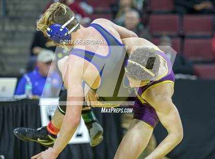 Thumbnail 3 in CIF State Boys Wrestling Championships (Pig-Tail Round) photogallery.