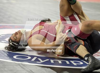 Thumbnail 1 in CIF State Boys Wrestling Championships (Pig-Tail Round) photogallery.