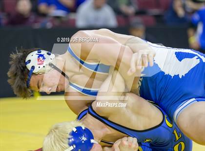 Thumbnail 2 in CIF State Boys Wrestling Championships (Pig-Tail Round) photogallery.