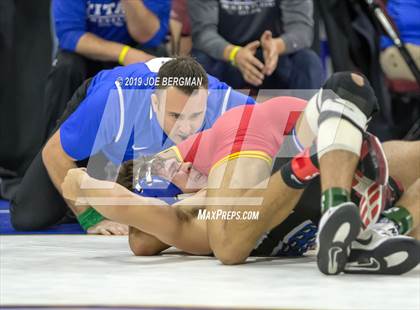 Thumbnail 2 in CIF State Boys Wrestling Championships (Pig-Tail Round) photogallery.