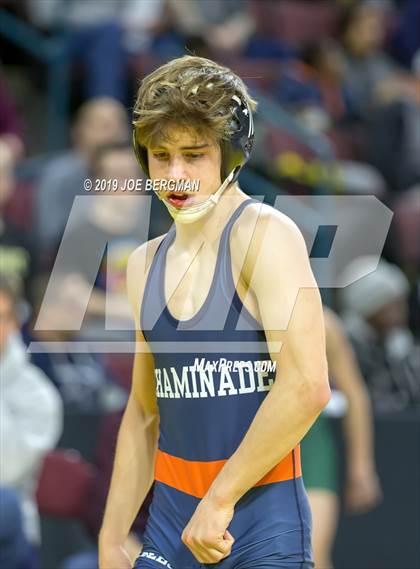 Thumbnail 1 in CIF State Boys Wrestling Championships (Pig-Tail Round) photogallery.