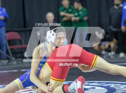 Thumbnail 2 in CIF State Boys Wrestling Championships (Pig-Tail Round) photogallery.