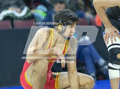 Thumbnail 2 in CIF State Boys Wrestling Championships (Pig-Tail Round) photogallery.