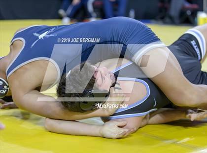 Thumbnail 3 in CIF State Boys Wrestling Championships (Pig-Tail Round) photogallery.