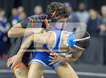 Thumbnail 2 in CIF State Boys Wrestling Championships (Pig-Tail Round) photogallery.