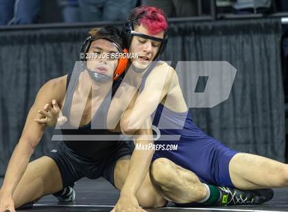 Thumbnail 3 in CIF State Boys Wrestling Championships (Pig-Tail Round) photogallery.