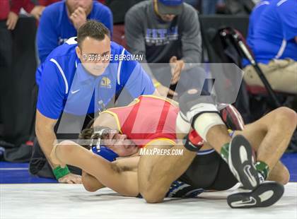 Thumbnail 3 in CIF State Boys Wrestling Championships (Pig-Tail Round) photogallery.