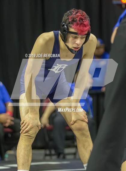 Thumbnail 3 in CIF State Boys Wrestling Championships (Pig-Tail Round) photogallery.