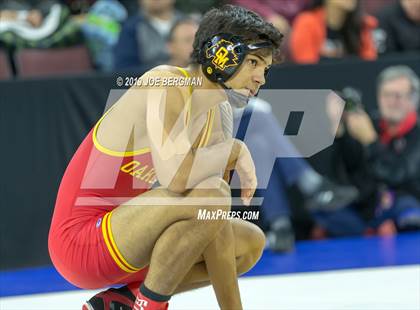 Thumbnail 1 in CIF State Boys Wrestling Championships (Pig-Tail Round) photogallery.