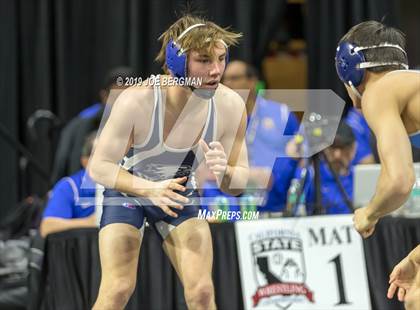 Thumbnail 1 in CIF State Boys Wrestling Championships (Pig-Tail Round) photogallery.