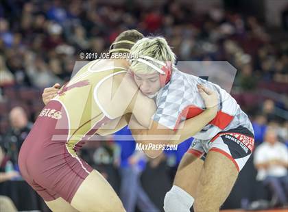 Thumbnail 3 in CIF State Boys Wrestling Championships (Pig-Tail Round) photogallery.