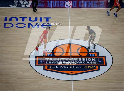 Thumbnail 1 in St. John Bosco vs. Mater Dei (Trinity Mission League Showcase) photogallery.