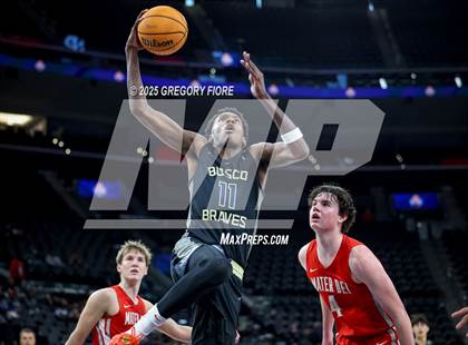 Thumbnail 2 in St. John Bosco vs. Mater Dei (Trinity Mission League Showcase) photogallery.
