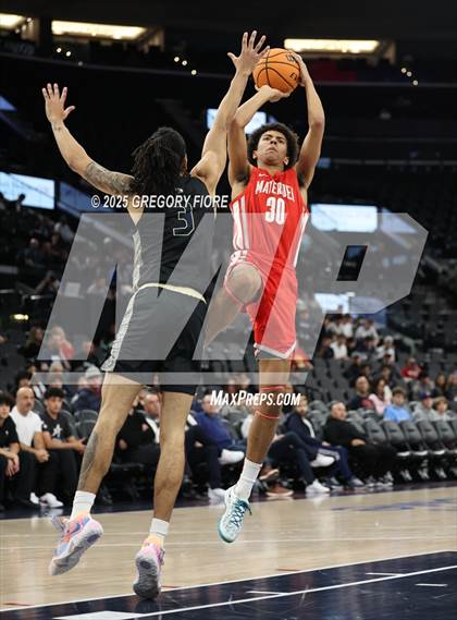 Thumbnail 3 in St. John Bosco vs. Mater Dei (Trinity Mission League Showcase) photogallery.
