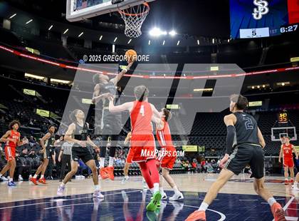 Thumbnail 1 in St. John Bosco vs. Mater Dei (Trinity Mission League Showcase) photogallery.