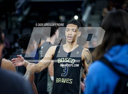 Thumbnail 1 in St. John Bosco vs. Mater Dei (Trinity Mission League Showcase) photogallery.