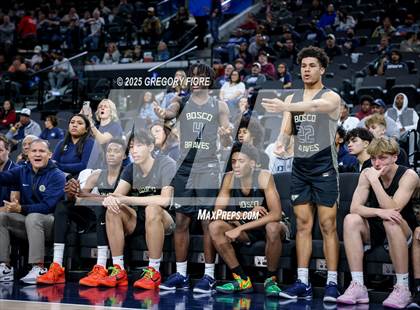Thumbnail 3 in St. John Bosco vs. Mater Dei (Trinity Mission League Showcase) photogallery.