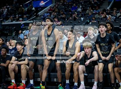 Thumbnail 1 in St. John Bosco vs. Mater Dei (Trinity Mission League Showcase) photogallery.