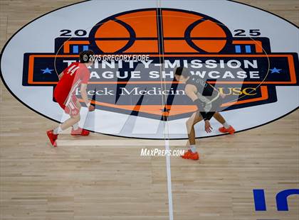 Thumbnail 2 in St. John Bosco vs. Mater Dei (Trinity Mission League Showcase) photogallery.