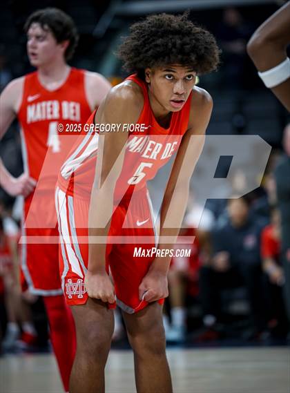 Thumbnail 3 in St. John Bosco vs. Mater Dei (Trinity Mission League Showcase) photogallery.